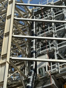 שרוולים לפינוי פסולת באתר